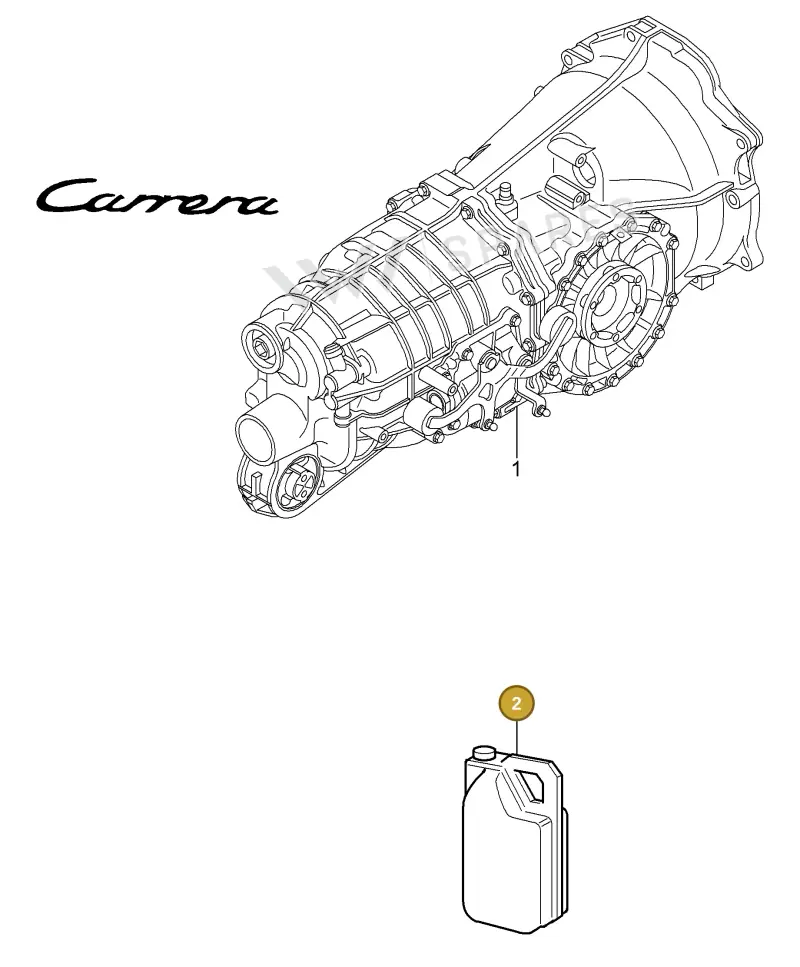 00004330548 — Porsche Carrera 4 Cabrio (2004-2008) diagram p26302000, position 2