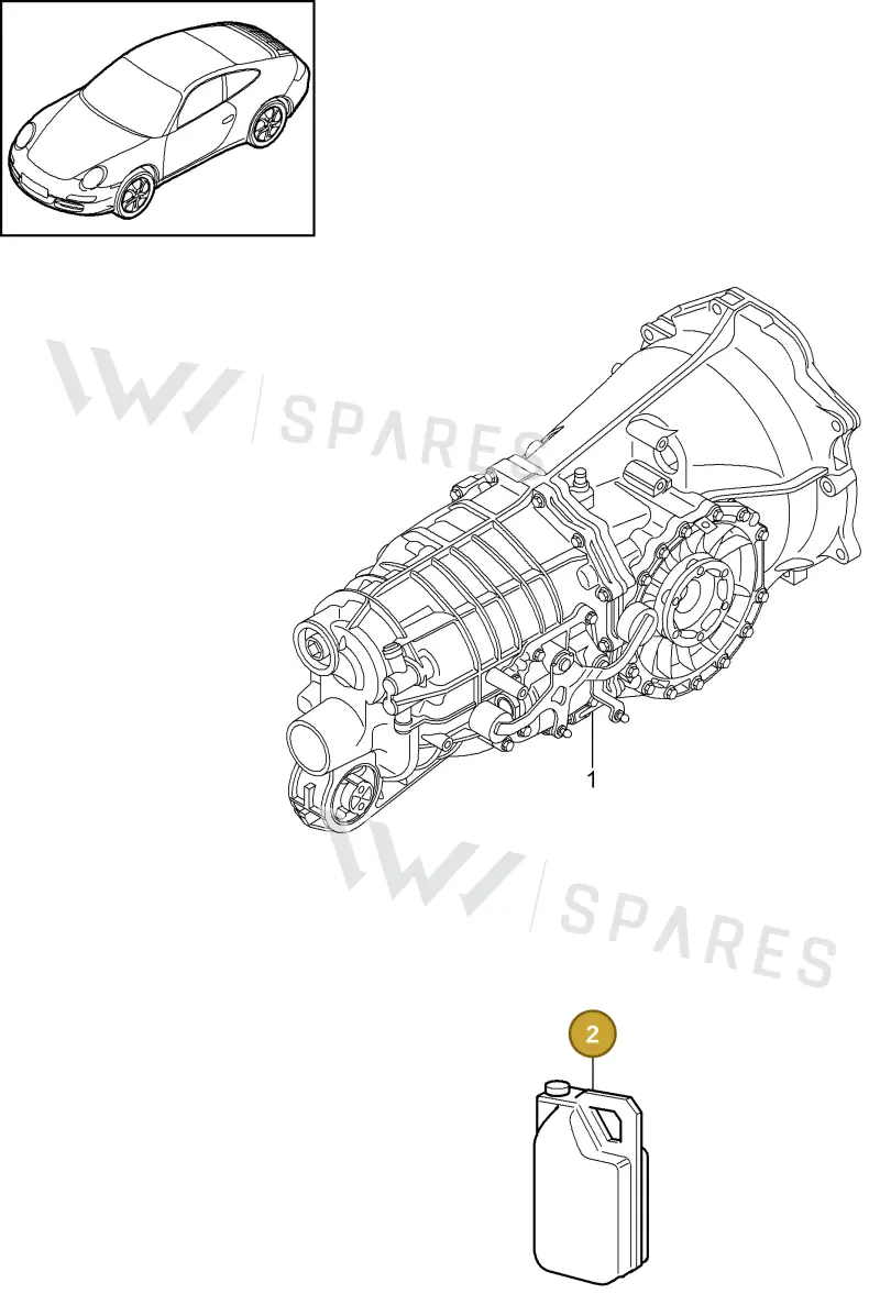 00004330548 — Porsche 911 Carrera (2008-2012) diagram p32302000, position 2