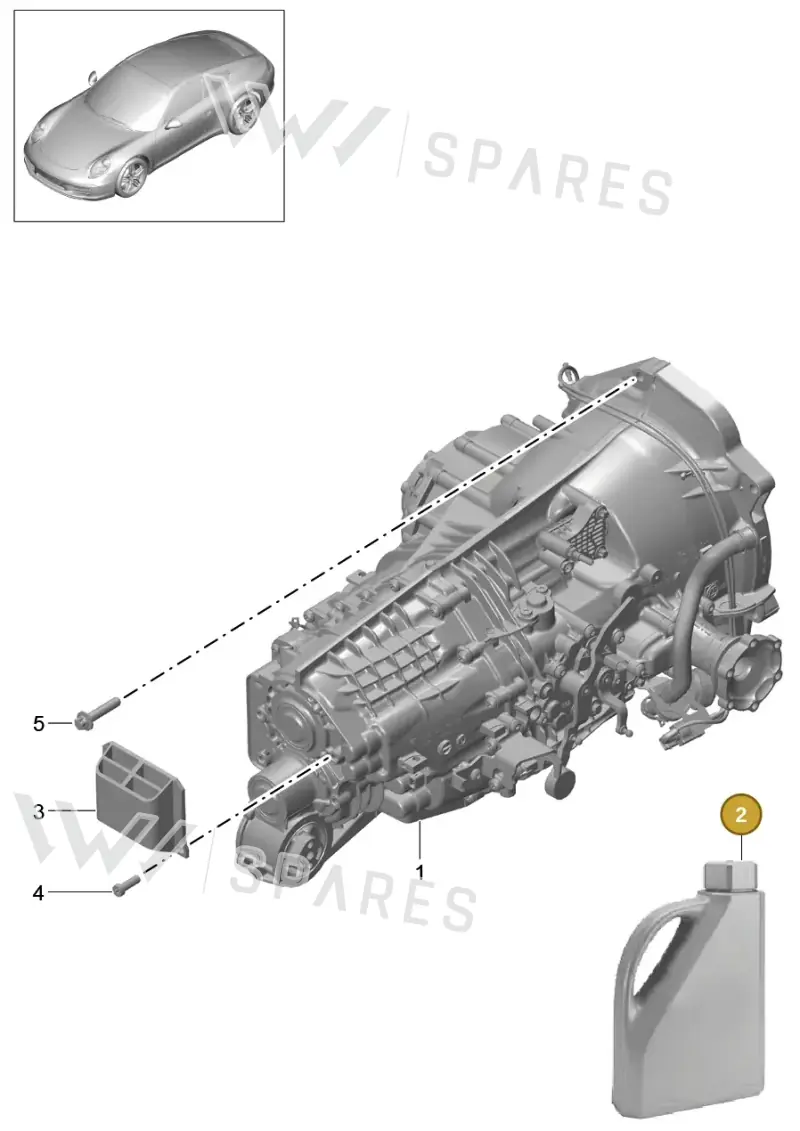 00004330548 — Porsche 991 Carrera 4 (2011-2016) diagram p38302000, position 2