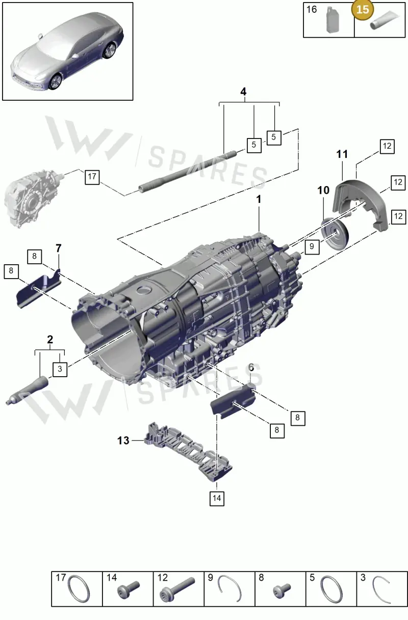 00004330573 — Porsche Panamera (2016-2020) diagram p49320000, position 15