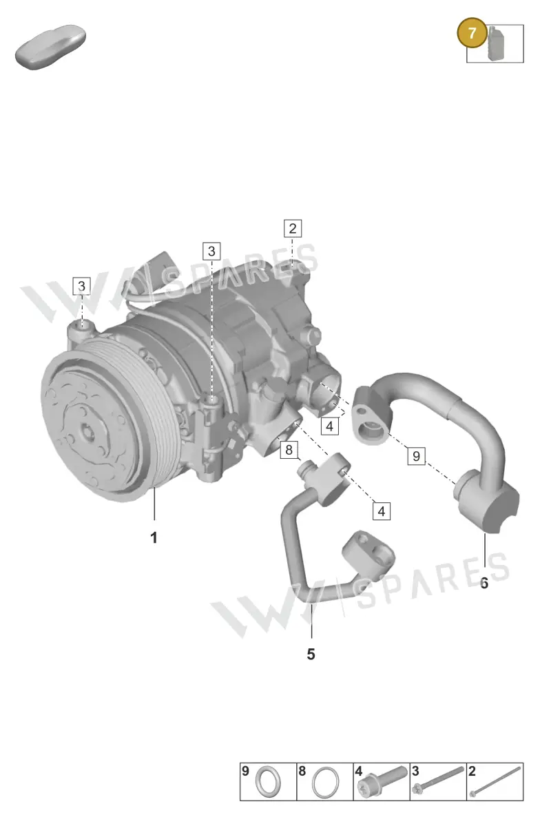 00004330579 — Porsche 911 (2020-2022) diagram p53814201, position 7