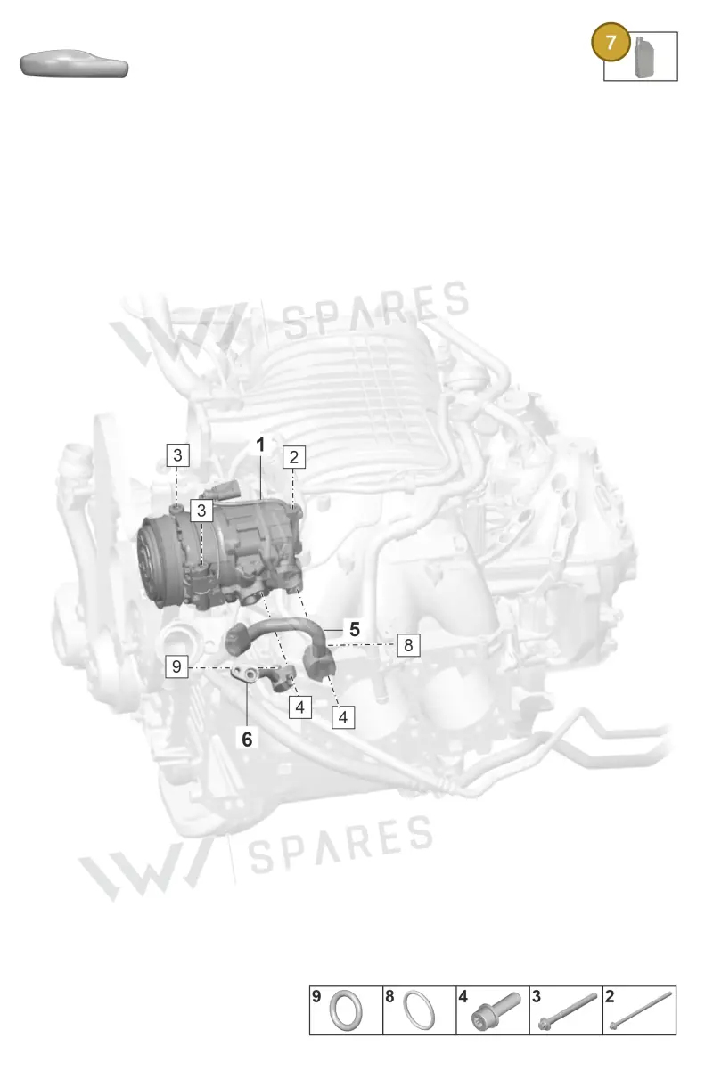 00004330579 — Porsche 911 (2021-2022) diagram p59814200, position 7