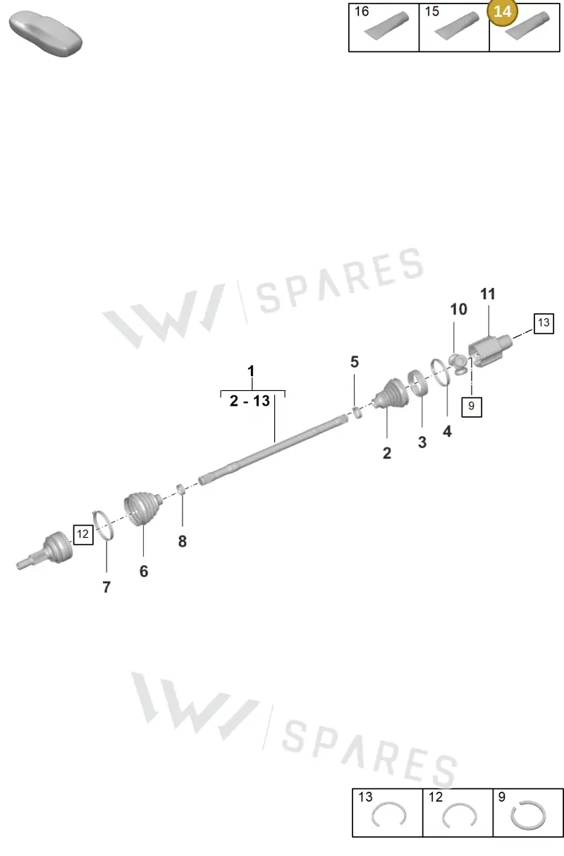 00004330585 — Porsche Panamera (2023-2025) diagram p62401300, position 14