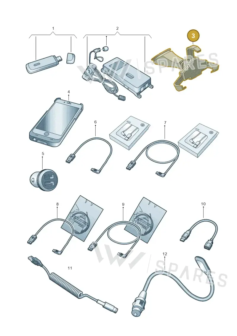 000051435AF — Volkswagen Multivan (2021-2025) diagram 827051600, position 3