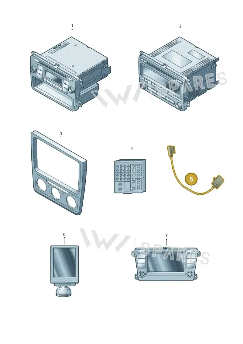 000051445J — Skoda Rapid (2012-2022) diagram 632035450, position 5