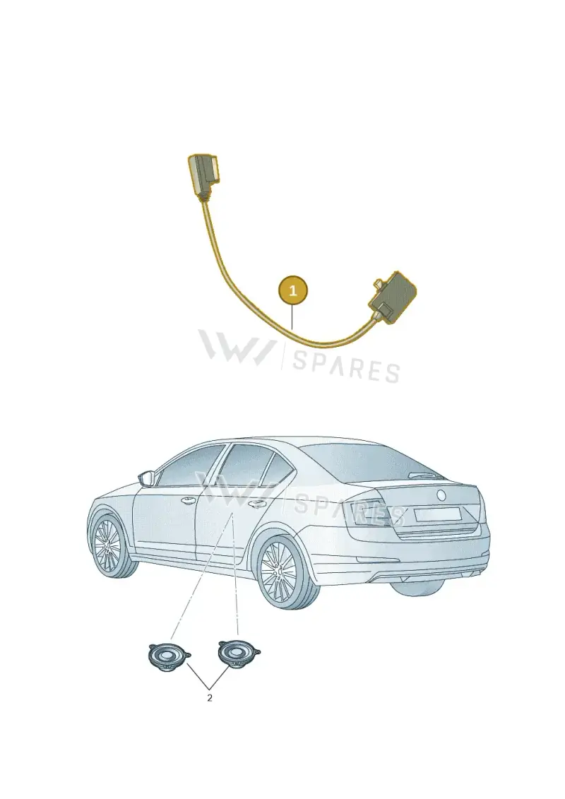 000051445J — Skoda Karoq (2017-2023) diagram 697051100, position 1