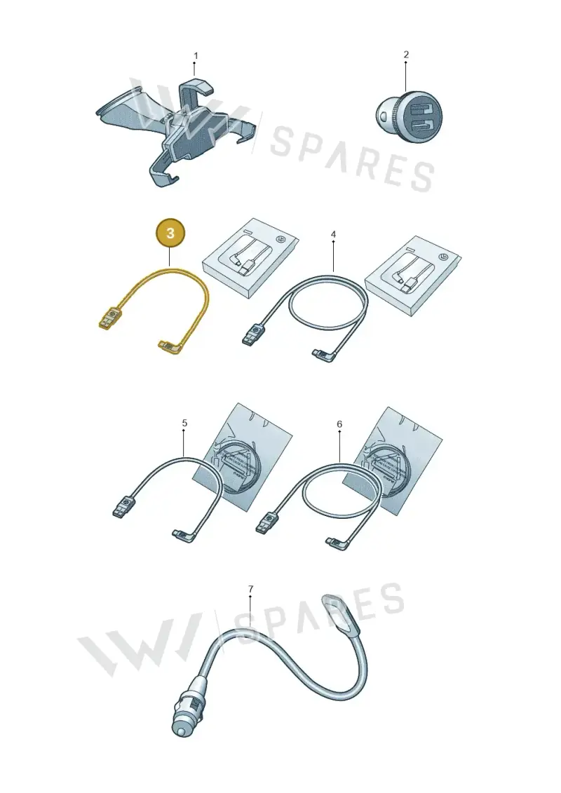 000051446AS — Volkswagen Golf 2.0 BlueMotion (2019-2024) diagram 15a051060, position 3