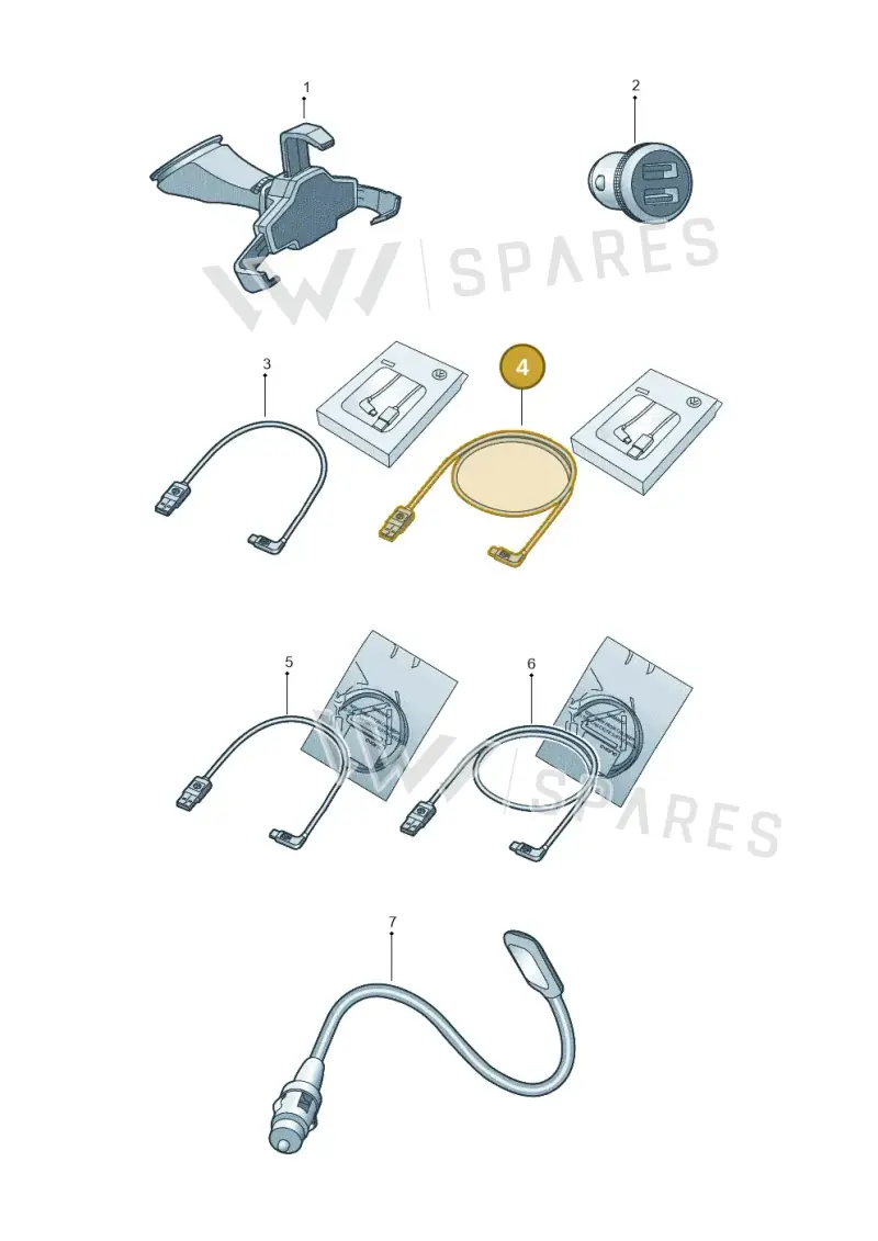 000051446BA — Volkswagen Passat estate (2023-) diagram 15a051060, position 4