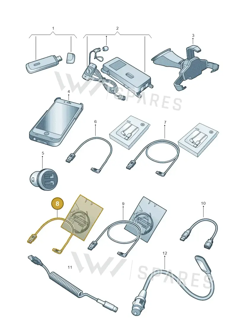 000051446BE — Volkswagen Multivan (2021-2025) diagram 827051600, position 8