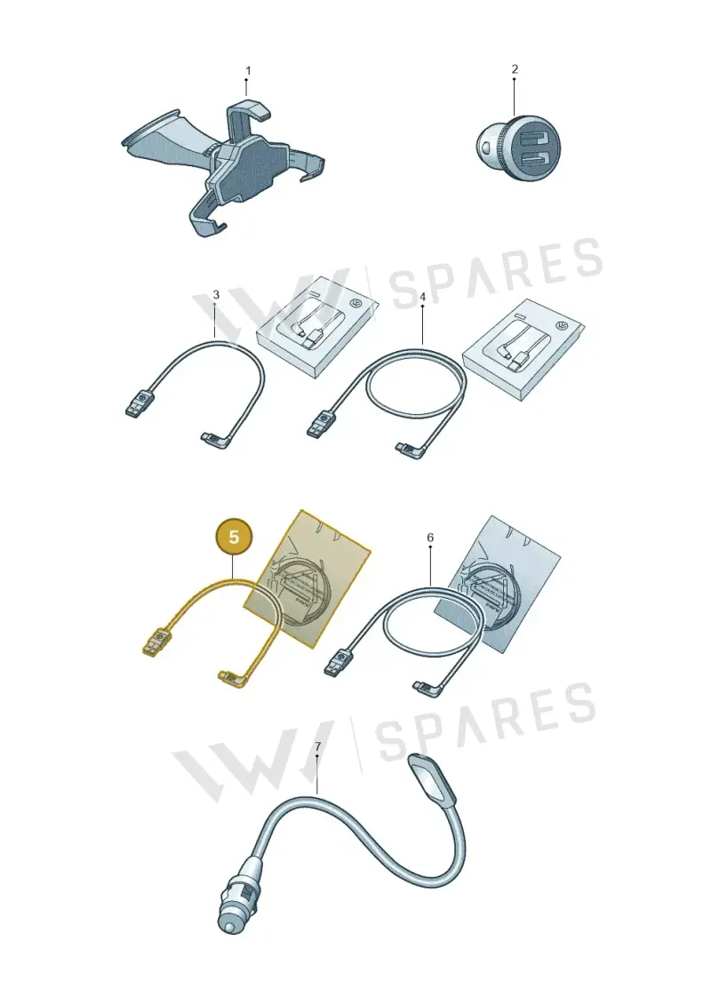 000051446BH — Volkswagen Passat estate (2023-) diagram 15a051060, position 5