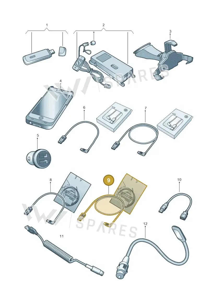 000051446BJ — Volkswagen Multivan (2021-) diagram 827051600, position 9