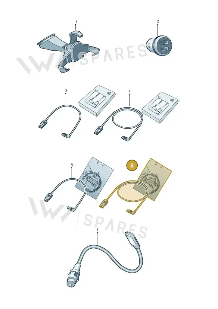000051446BJ — Volkswagen Passat estate (2023-) diagram 15a051060, position 6