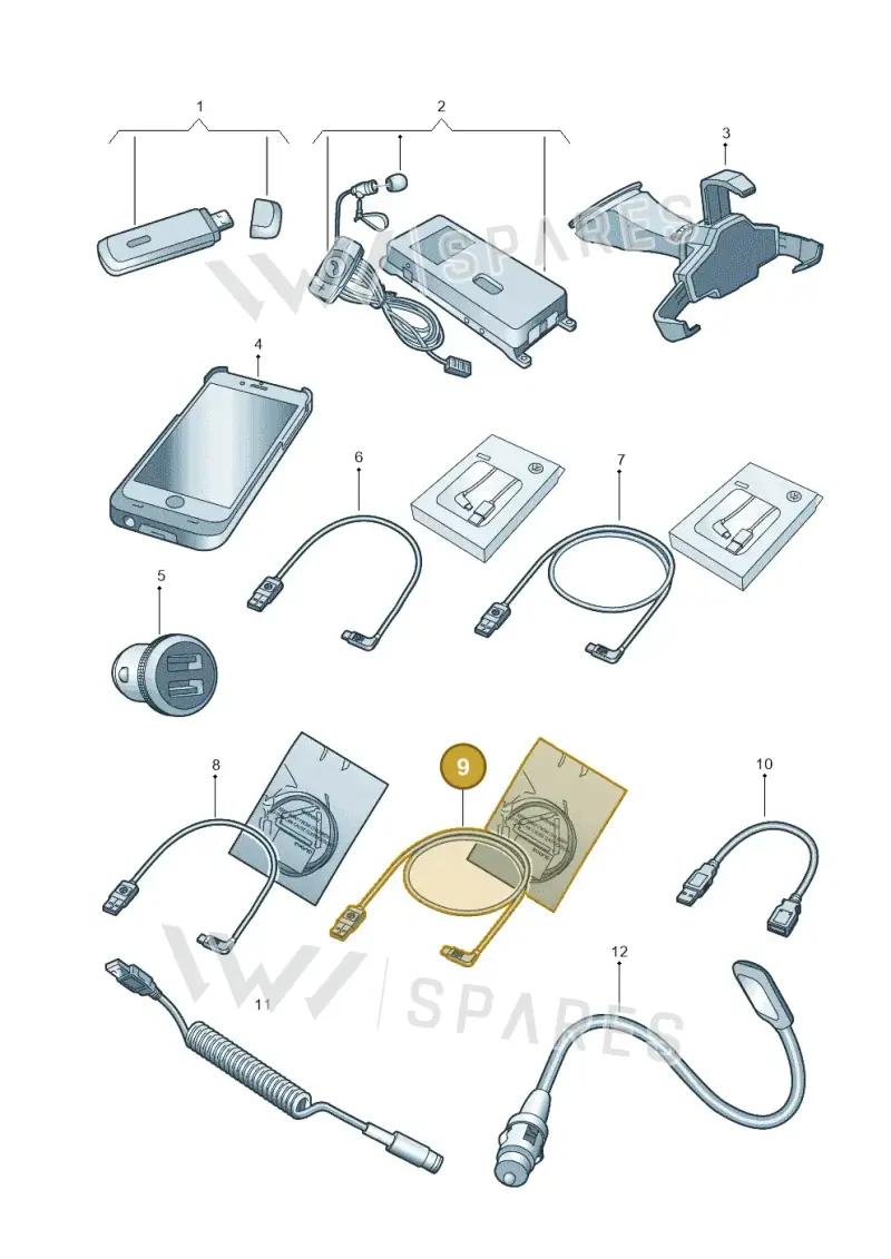 000051446BL — Volkswagen Multivan (2021-) diagram 827051600, position 9