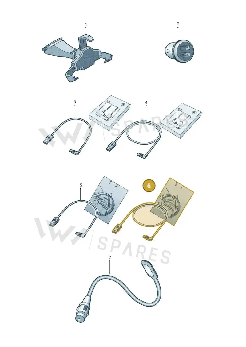 000051446BL — Volkswagen Passat estate (2023-) diagram 15a051060, position 6
