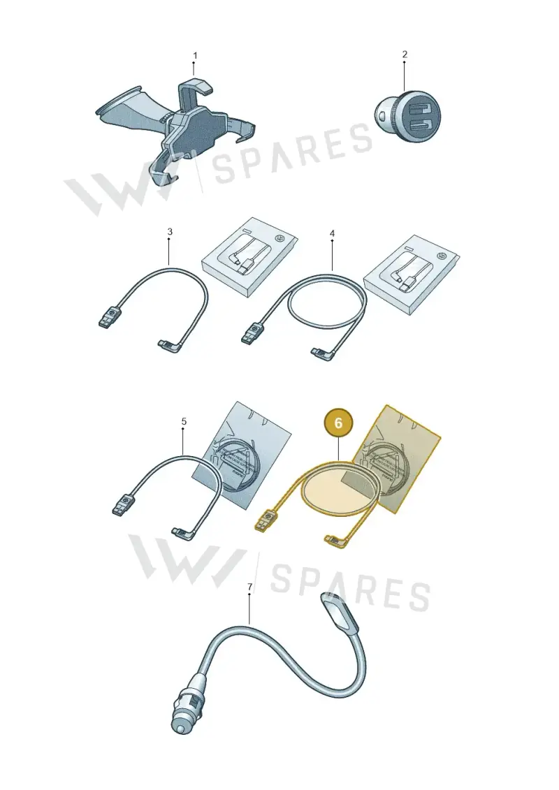 000051446BM — Volkswagen Passat Estate (2023-2025) diagram 15a051060, position 6