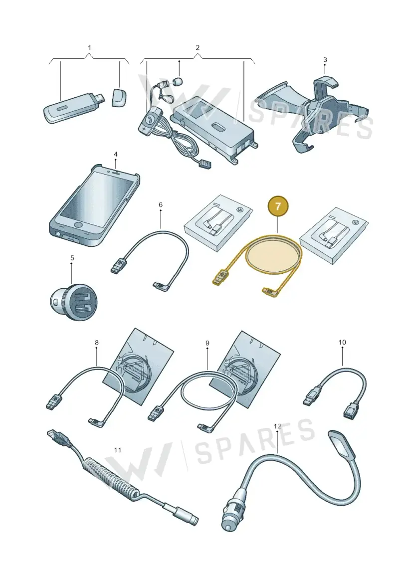 000051446BP — Volkswagen Caddy Maxi Kombi (2020-2024) diagram 827051600, position 7
