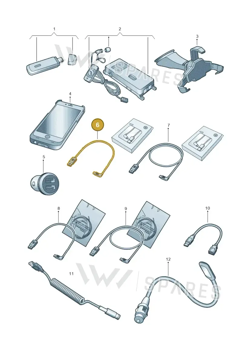 000051446R — Volkswagen Caddy Maxi Kombi (2020-2024) diagram 827051600, position 6