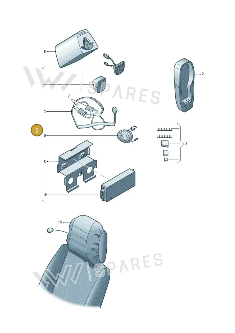 000051473G — Volkswagen Caddy Maxi Kombi (2010-2015) diagram 420060100, position 1
