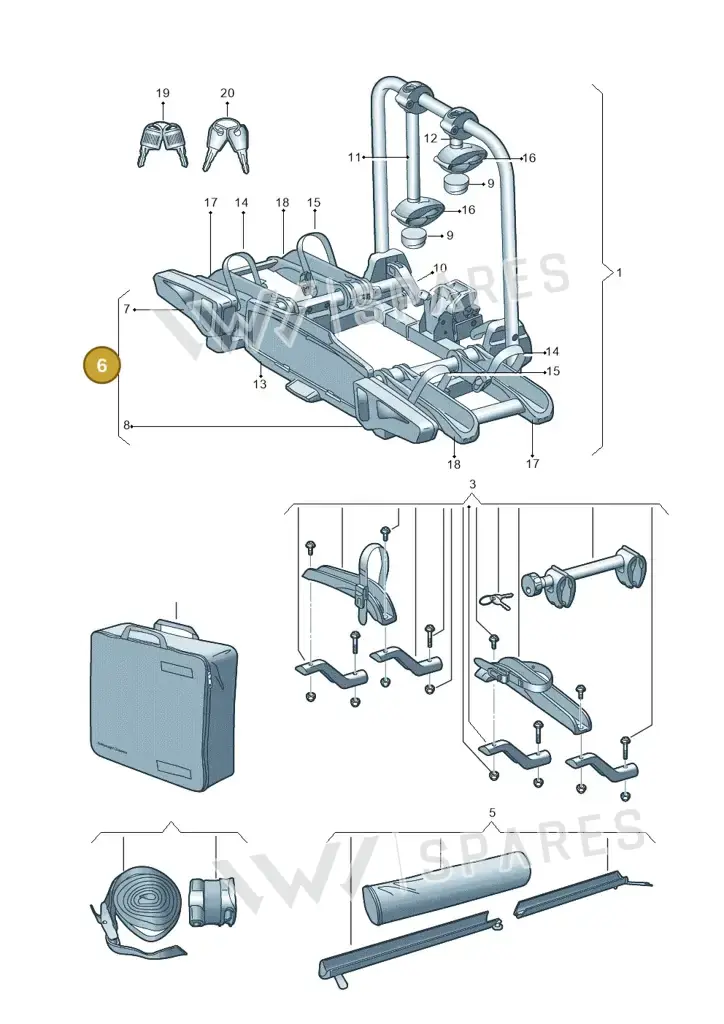 000052719B — Volkswagen Passat Estate (2023-2025) diagram 827071050, position 6