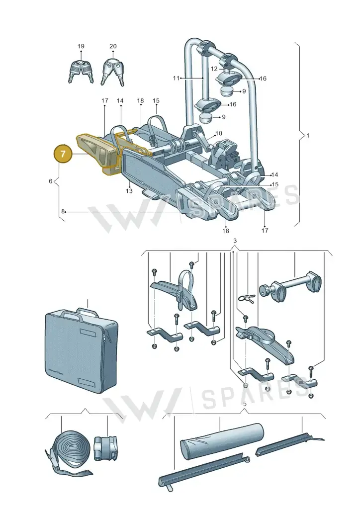 000052719 — Volkswagen Passat Estate (2023-2025) diagram 827071050, position 7