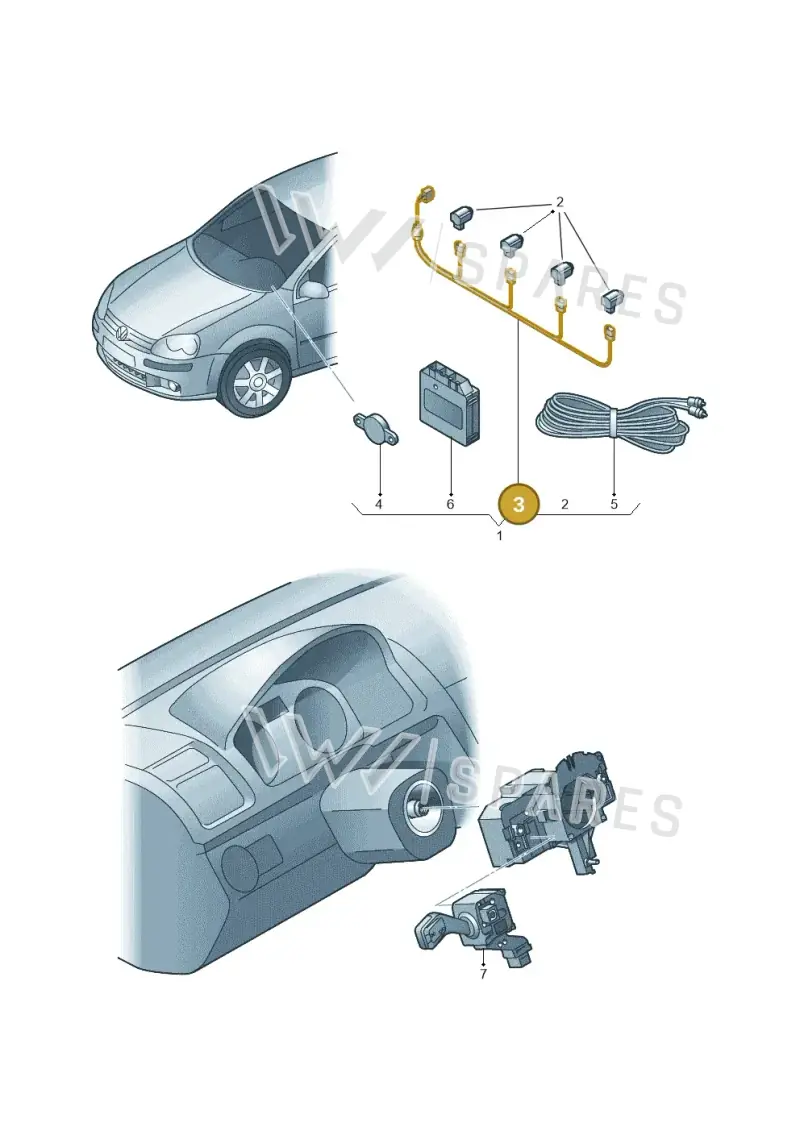 000054636 — Volkswagen New beetle (2011-2016) diagram 420051200, position 3