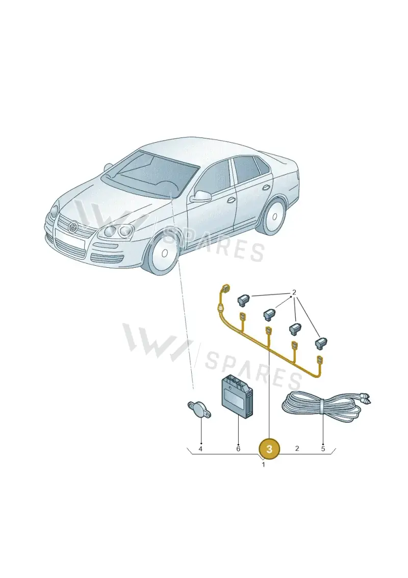 000054636 — Volkswagen Jetta             "USA"05> (2005-) diagram 449051200, position 3