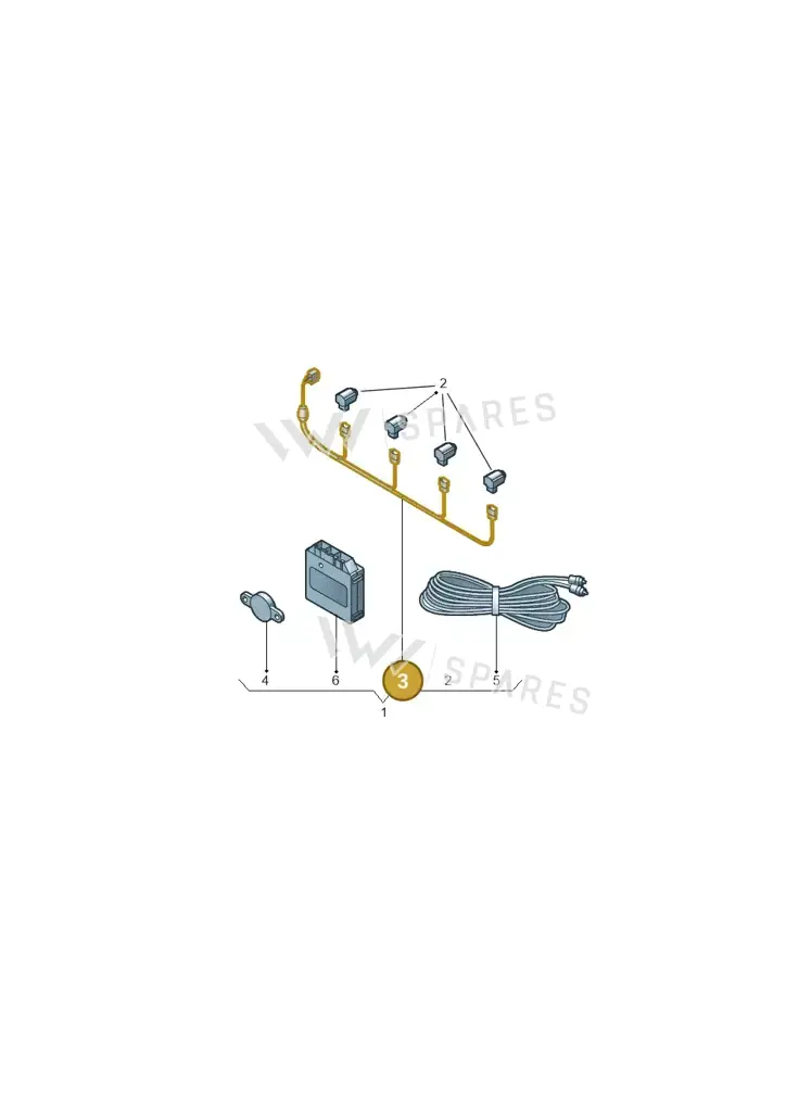 000054636 — Volkswagen E-Golf (2014-2021) diagram 774054060, position 3