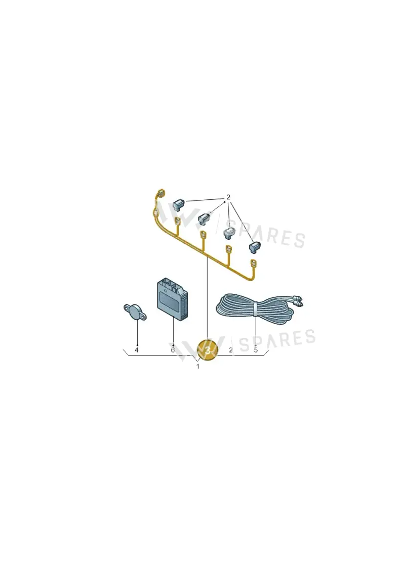 000054636 — Volkswagen E-Golf (2014-2021) diagram 774054060, position 3