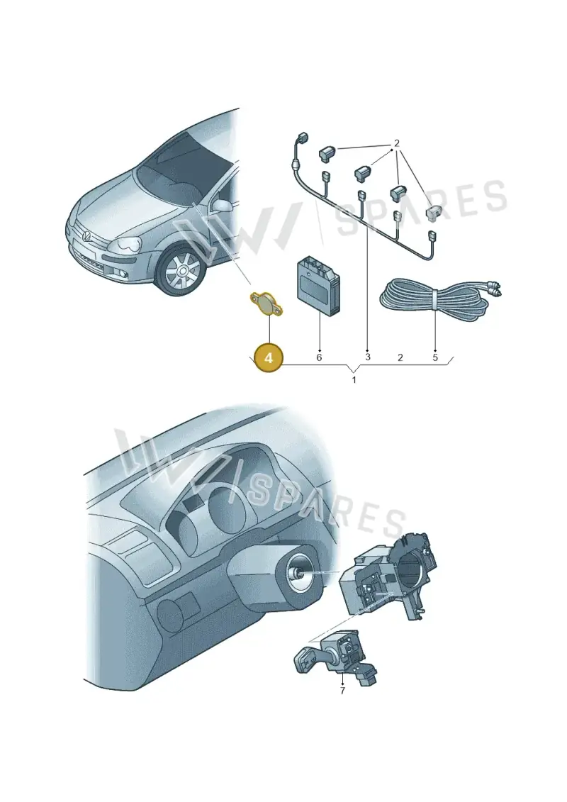 000054637 — Volkswagen New beetle (2011-2016) diagram 420051200, position 4