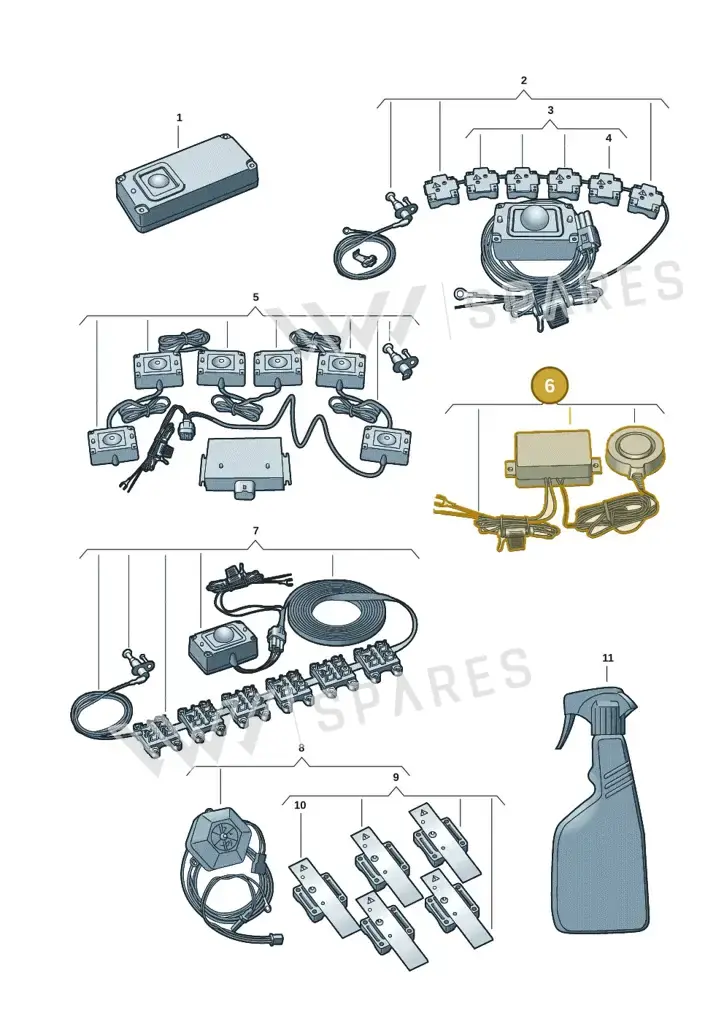 000054650H — Volkswagen Passat Estate (2023-2025) diagram 827054065, position 6