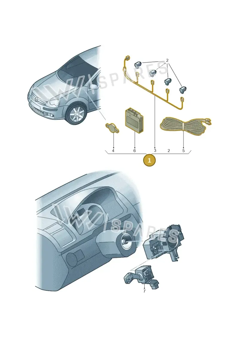 000054650J — Volkswagen Touareg BlueMotion (2014-2018) diagram 420051200, position 1