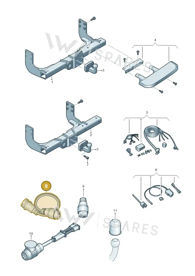 000055300 — Volkswagen MAN TGE 55 (2016-2021) diagram 806071010, position 8