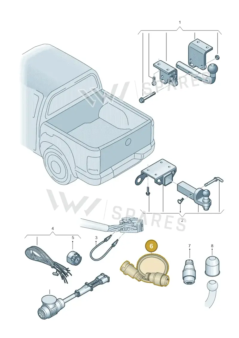 000055300 — Volkswagen Amarok twin cab (2022-) diagram 894071010, position 6