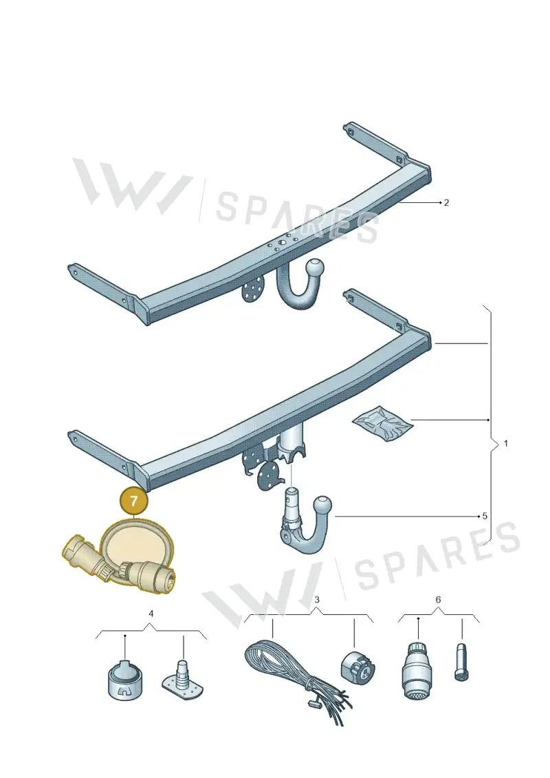 000055300A — Volkswagen Caravelle (2015-2019) diagram 459071100, position 7