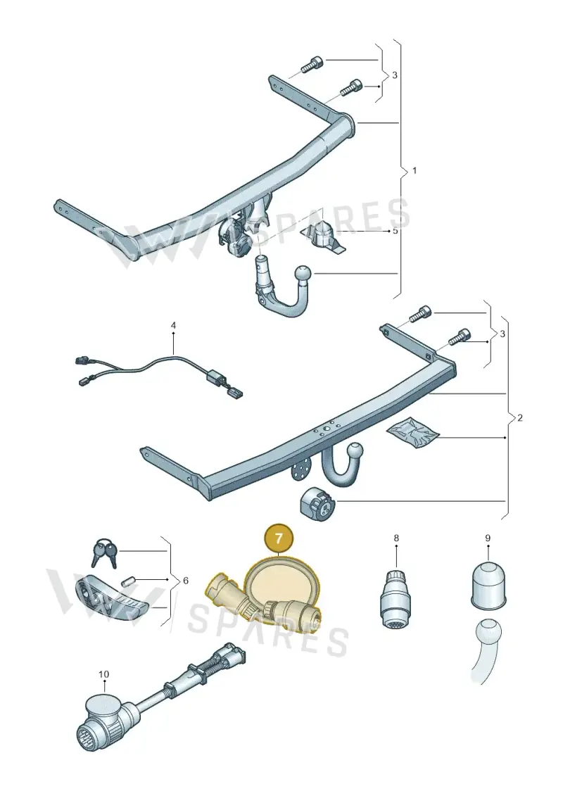 000055300A — Volkswagen T-Roc convertible 1.5 (2019-2024) diagram 813071010, position 7