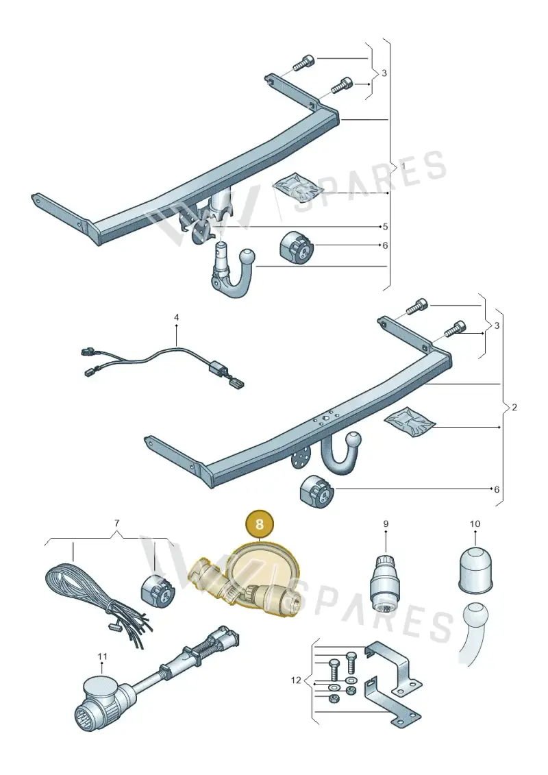 000055300A — Volkswagen Caddy Maxi Kombi (2020-2024) diagram 827071010, position 8
