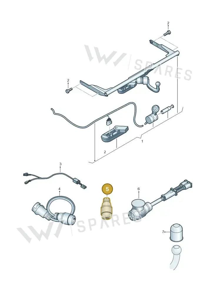 000055310A — Volkswagen Multivan (2021-) diagram 828071010, position 5
