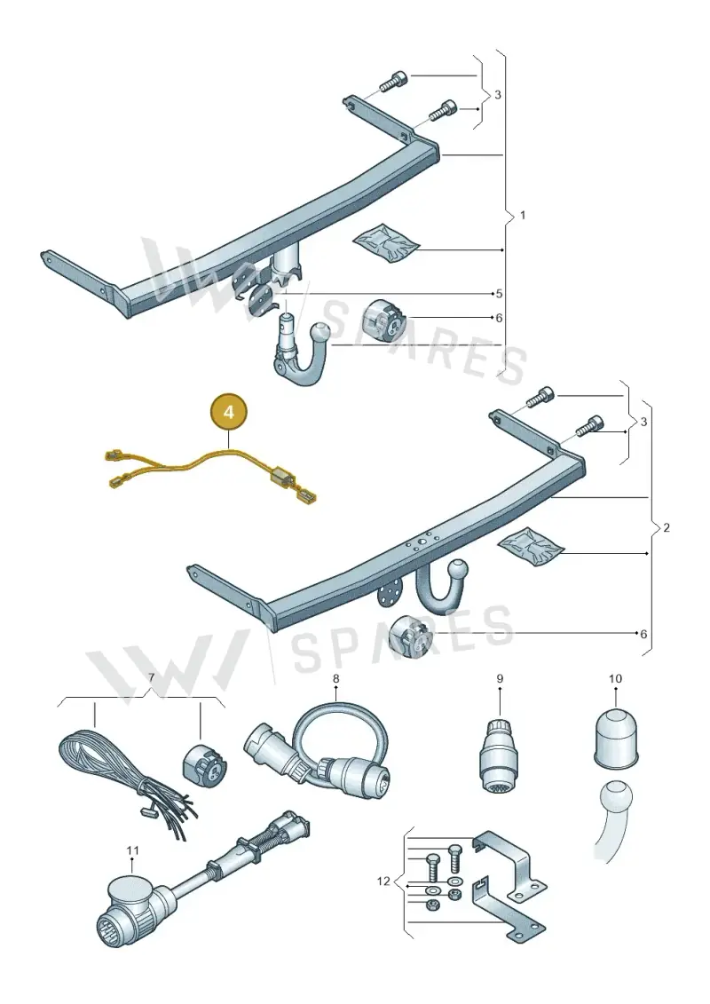 000055710 — Volkswagen Caddy kombi (2015-2020) diagram 827071010, position 4