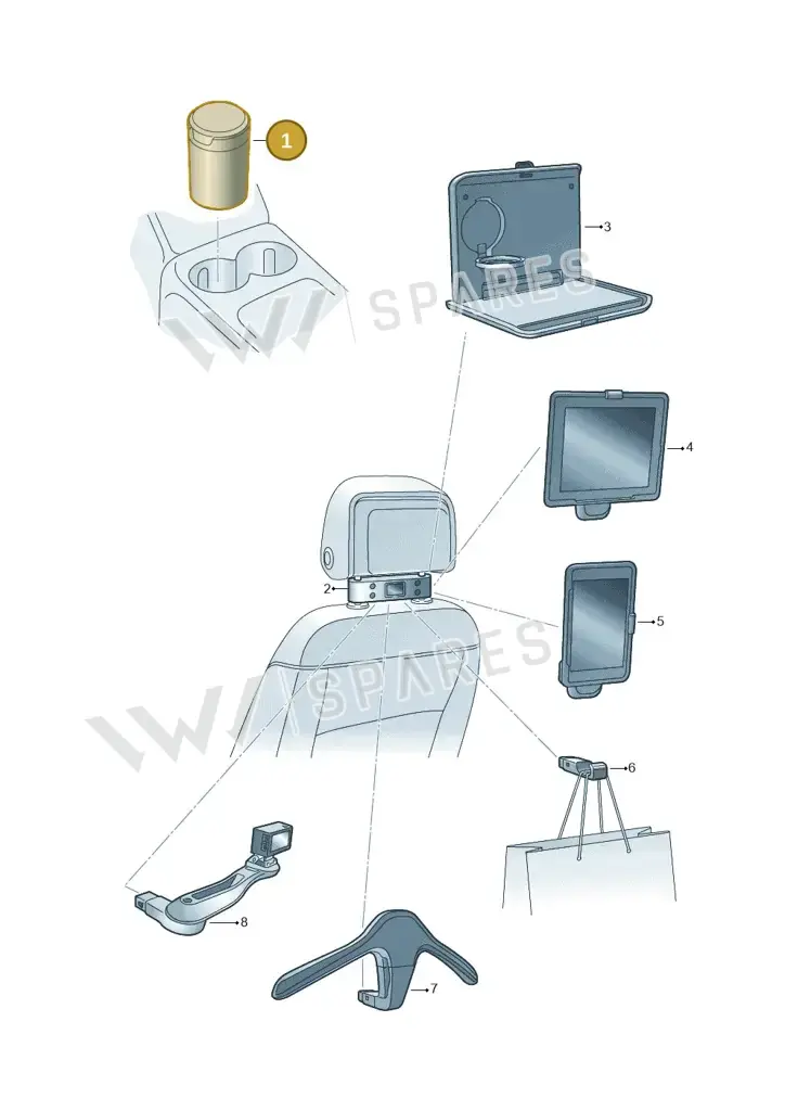 000061107 — Volkswagen ID.7 Limousine Pro (2023-) diagram 15a061080, position 1