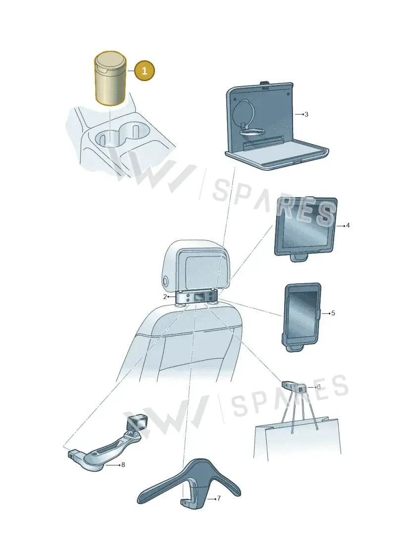 000061107 — Volkswagen ID.7 Limousine Pro (2023-) diagram 15a061080, position 1