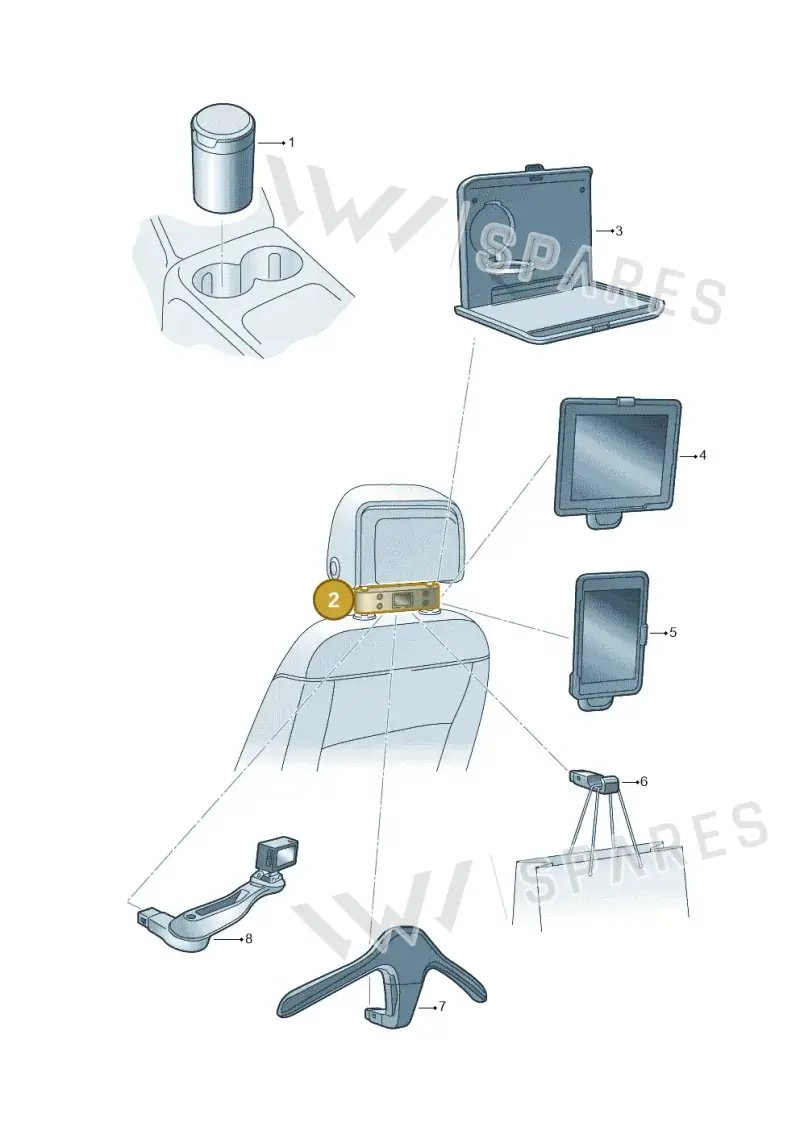 000061122A — Volkswagen Passat estate (2023-) diagram 15a061080, position 2