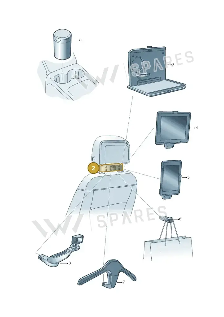 000061122 — Volkswagen Passat estate (2023-) diagram 15a061080, position 2