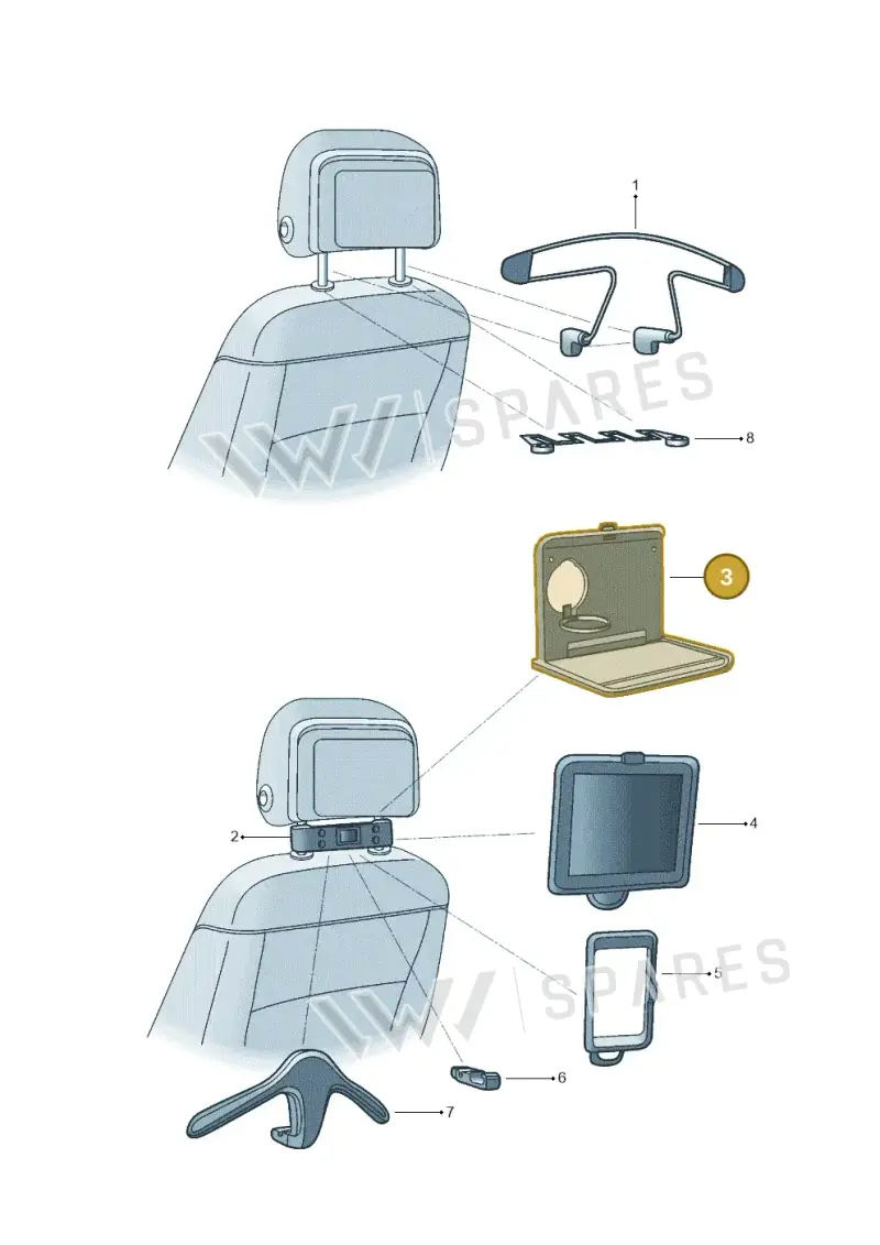 000061124 — Volkswagen Jetta 2.0 (2015-2015) diagram 880061800, position 3