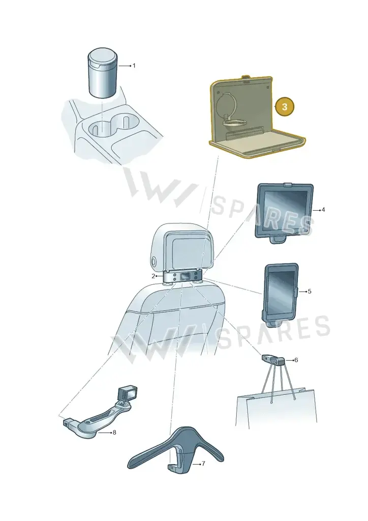000061124 — Volkswagen Passat estate (2023-) diagram 15a061080, position 3