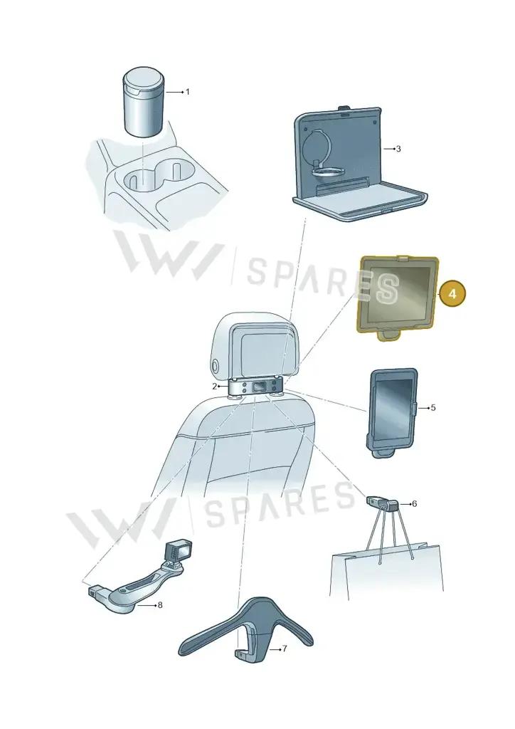 000061125A — Volkswagen Passat estate (2023-) diagram 15a061080, position 4