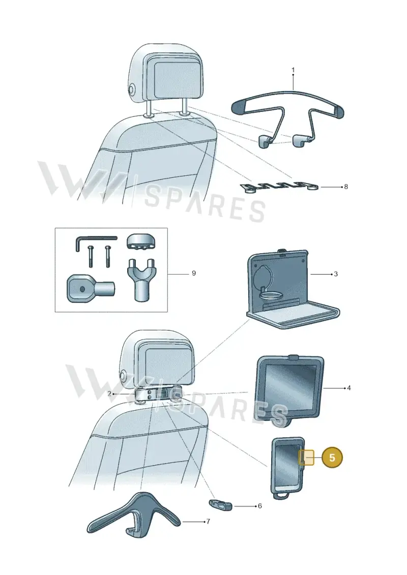 000061125B — Volkswagen Golf 1.6 (2015-2019) diagram 565061800, position 5