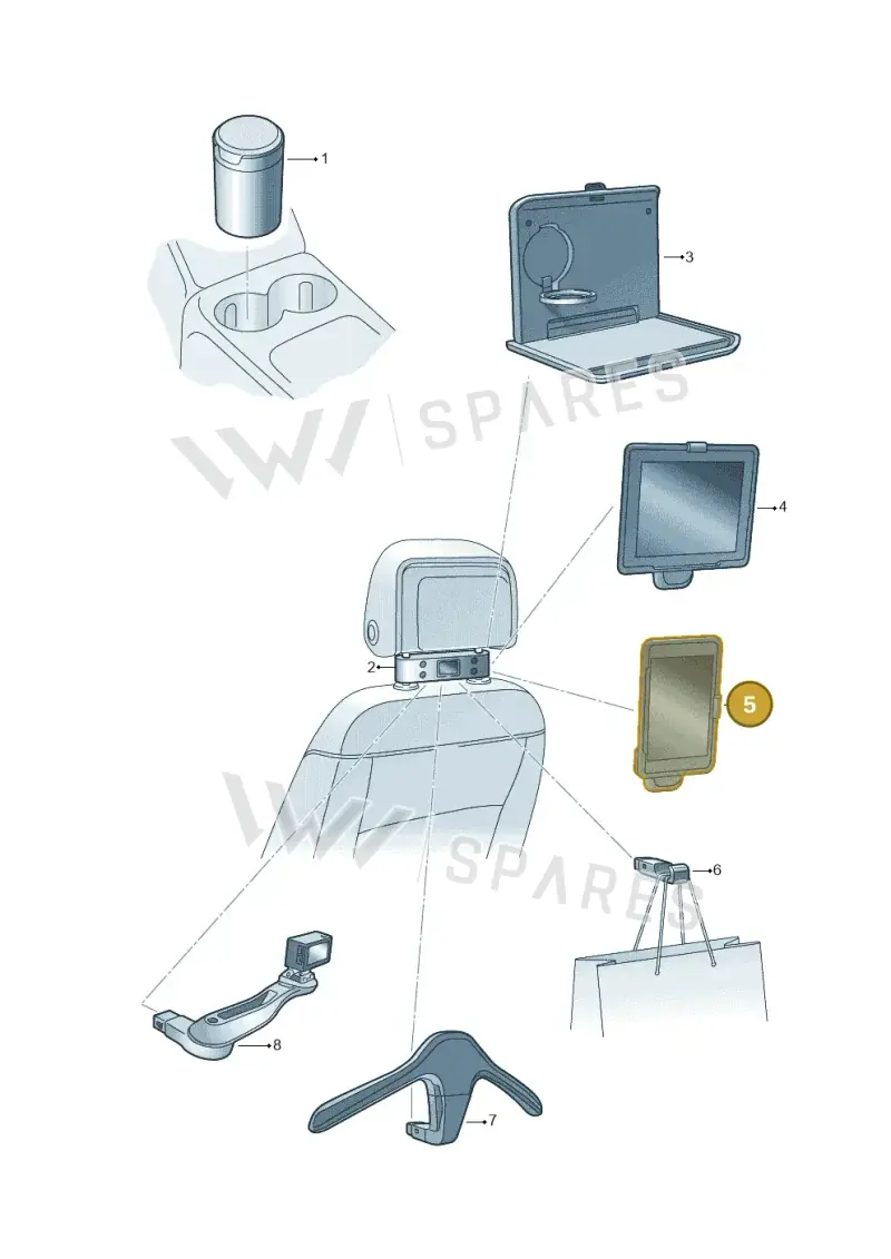 000061125B — Volkswagen Passat estate (2023-) diagram 15a061080, position 5