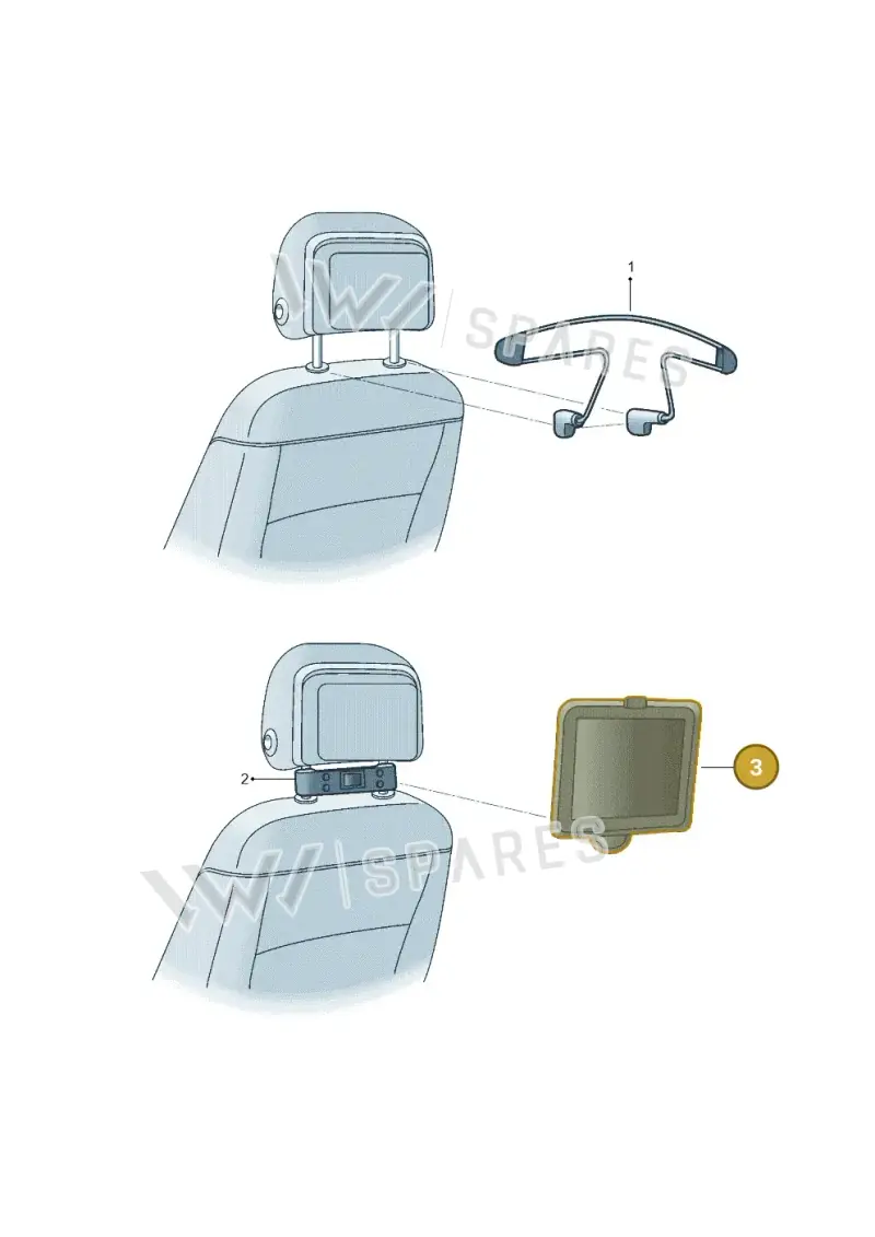 000061125D — Volkswagen Saveiro (2013-) diagram 553061800, position 3