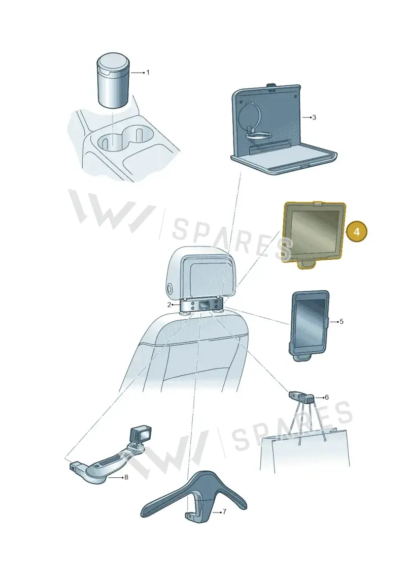 000061125D — Volkswagen Passat estate (2023-) diagram 15a061080, position 4