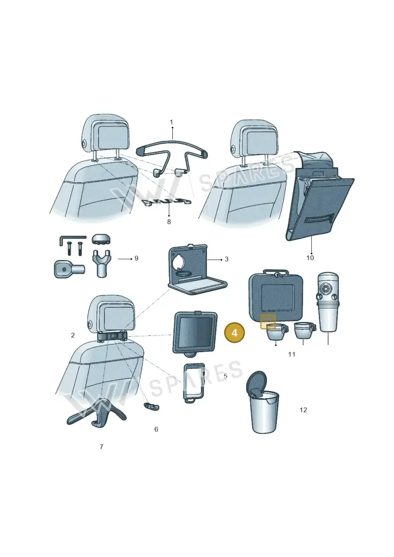 000061125E — Volkswagen GOLF             "ZA." (2005-2007) diagram 602061080, position 4